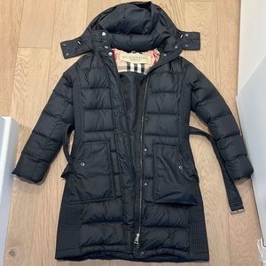 Burberry Brit Hooded Puffer Coat